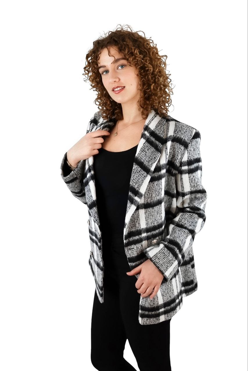 Efrin Mode - Structuurgeweven Blazer