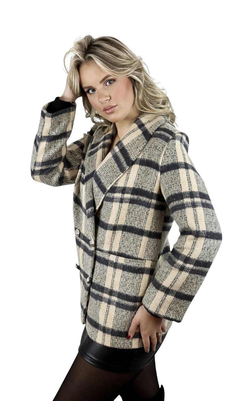 Efrin Mode - Structuurgeweven Blazer