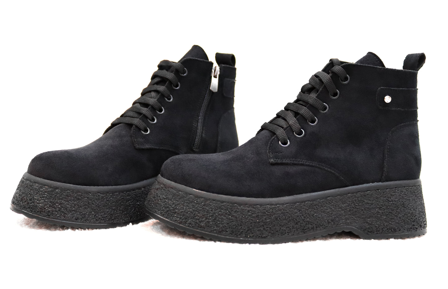Efrin Veterboots met plateauzool