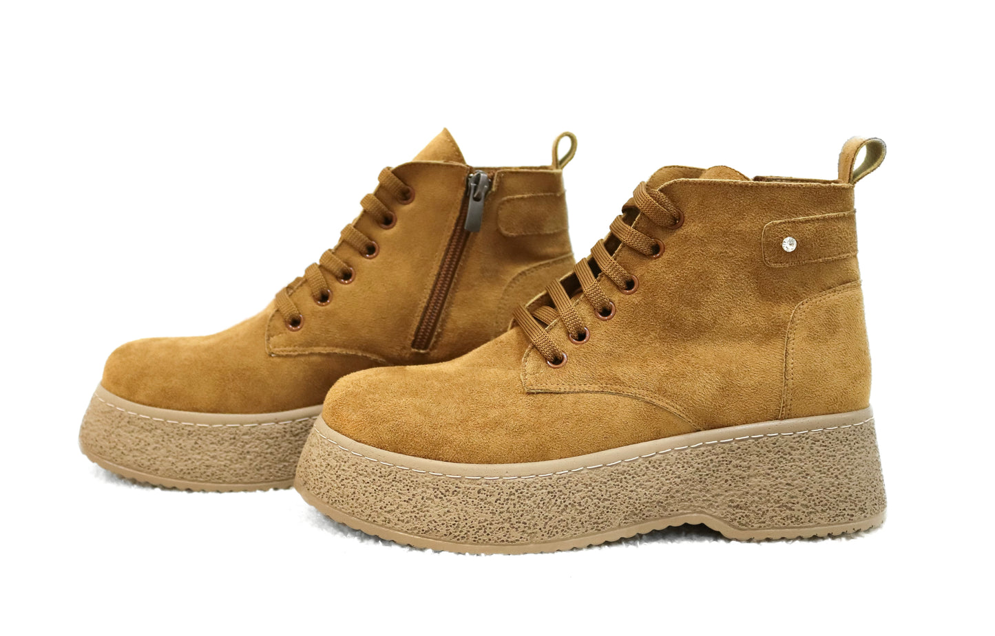 Efrin Veterboots met plateauzool