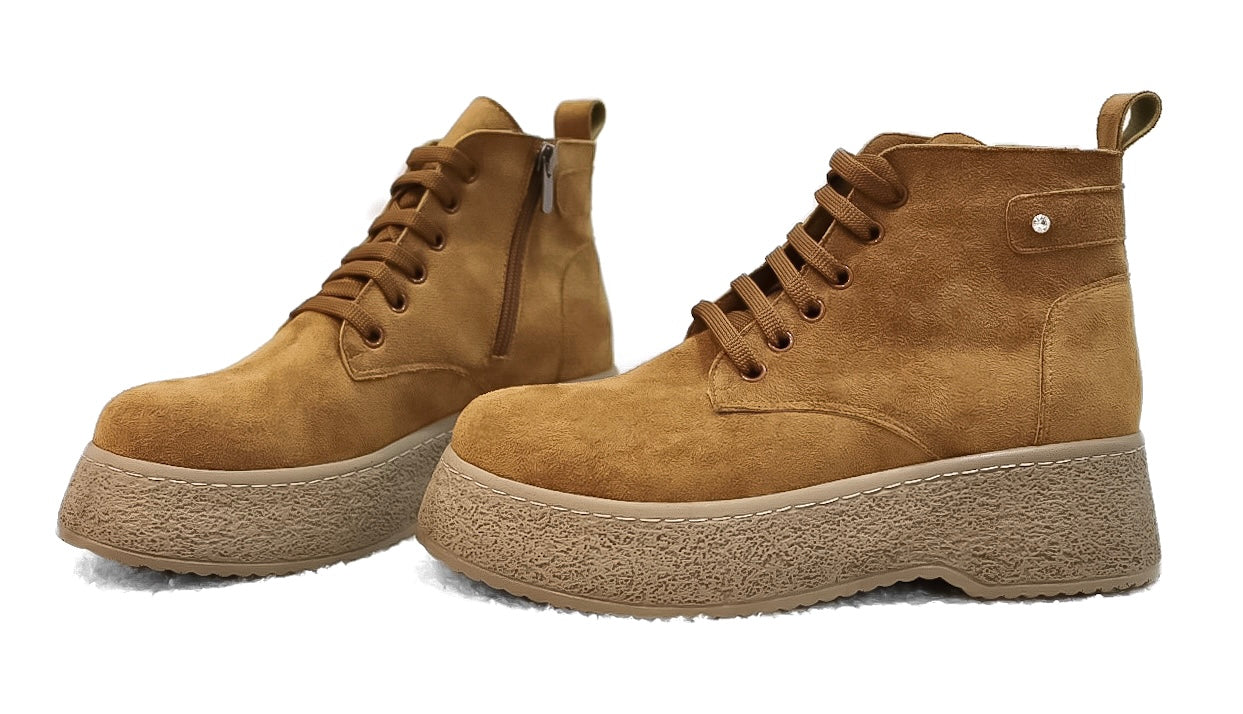 Efrin Veterboots met plateauzool