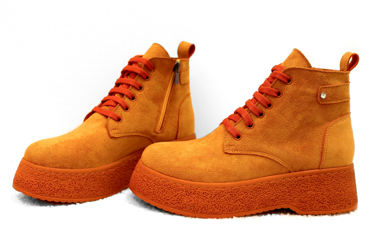 Efrin Veterboots met plateauzool
